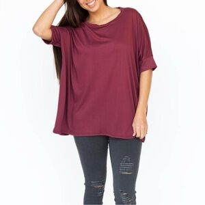 Agnes & Dora Garnet Box Tee